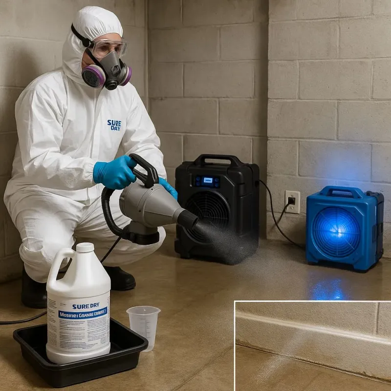 Sanitization and Odor Removal process in Rochelle, IL